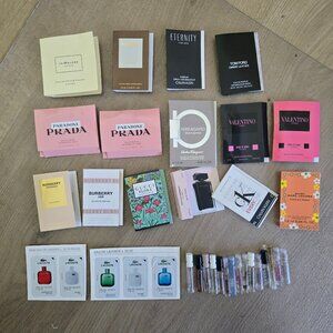 Various fragrance samples